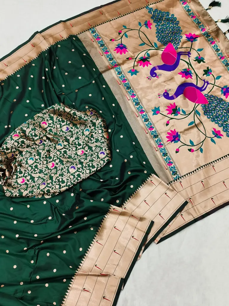 HJ Official Kalakruti Paithani Saree HJ-P-WEC-0005-GT
