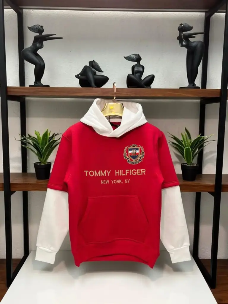 HJ Official Winter Hoodie Collection  Tommy hilfiger  Heavy GSM, 3-thread 400 GSM